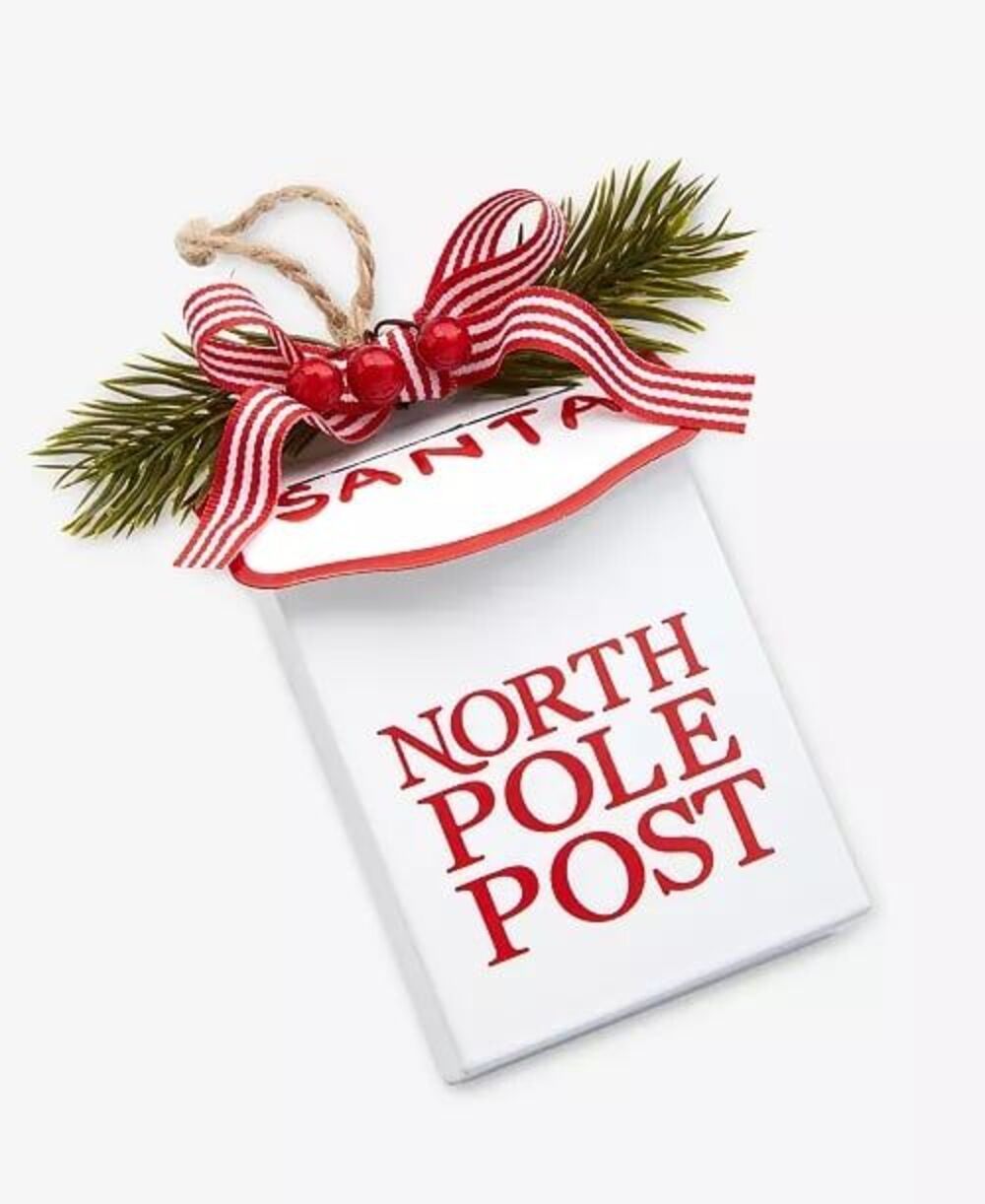 Macy’s Holiday Lane Christmas Cheer North Pole Post Ornament